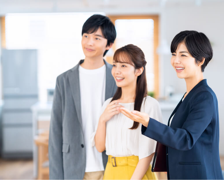 仲介するイメージ